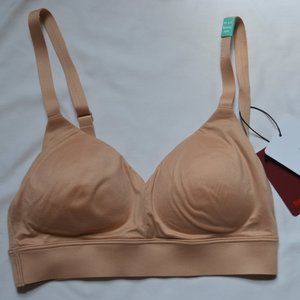 Tommy John Second Skin Triangle Bralette Beige NWT